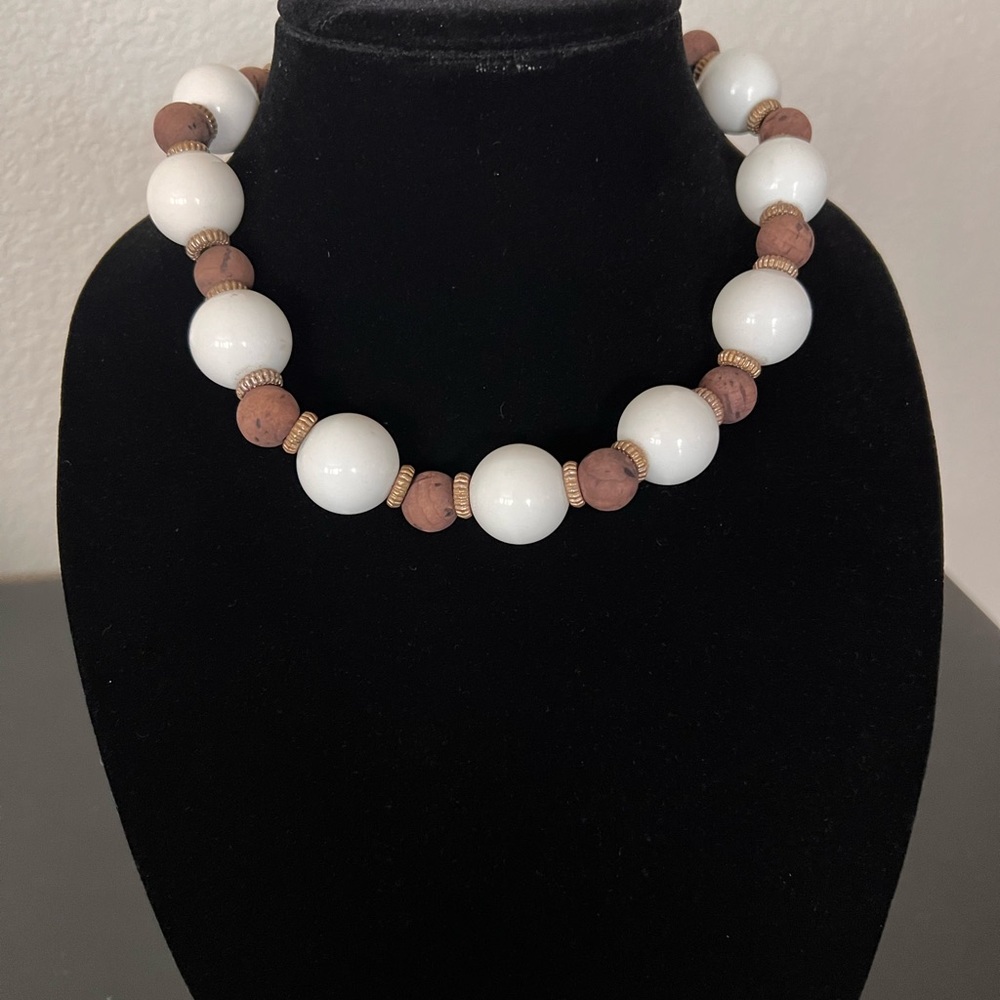 Vintage Chunky Beaded Necklace